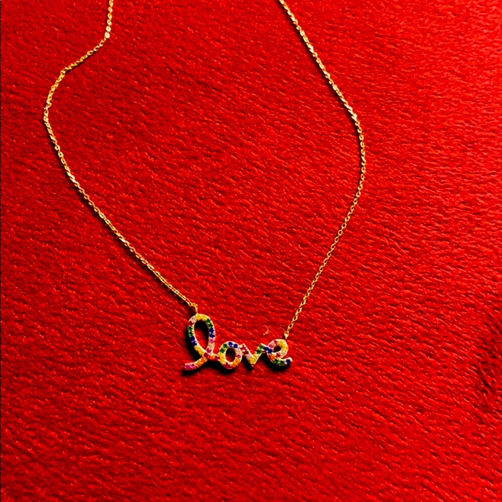 LOVE necklace.
